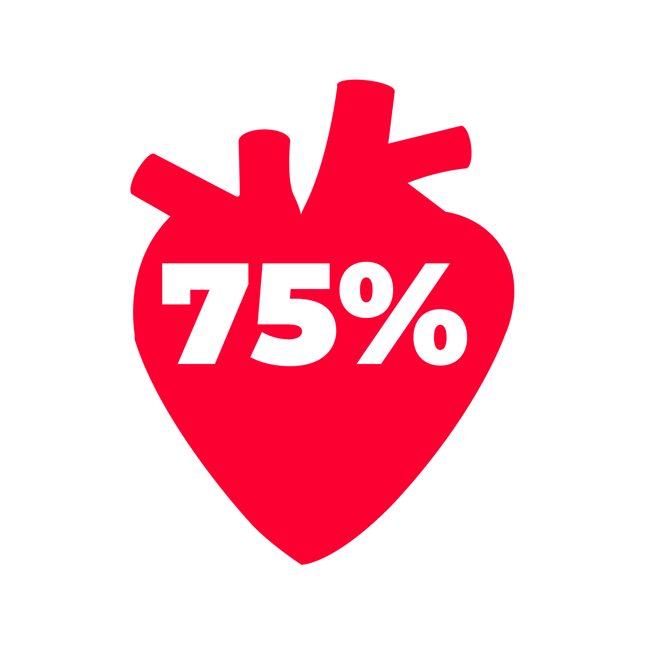 75%